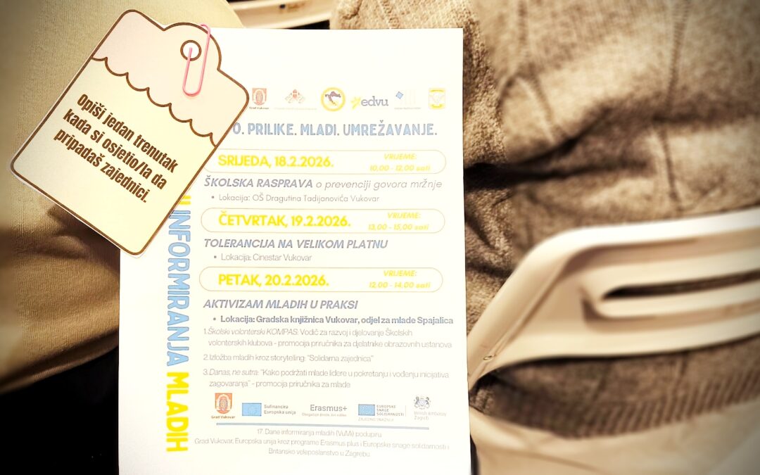 ODRŽANI 17. DANI INFORMIRANJA MLADIH U VUKOVARU