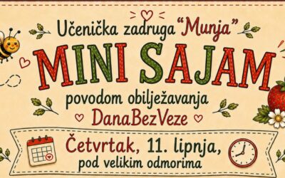 MINI SAJAM UČENIČKE ZADRUGE „MUNJA“
