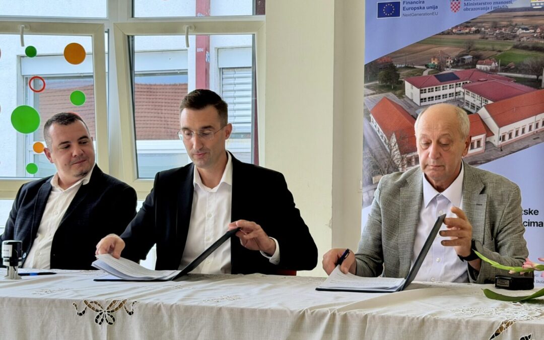 Potpisan ugovor za izgradnju školske sportske dvorane u Mirkovcima